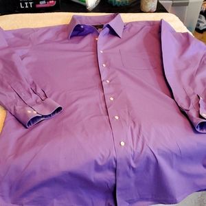 Purple men's dress shirt